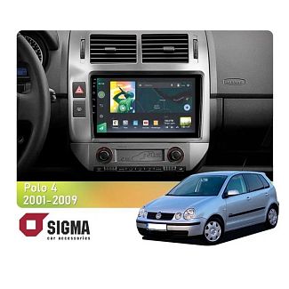Штатная магнитола X9232 2+32 Gb 9" Volkswagen Polo Mk4 2001-2009 (F2) SIGMA4car