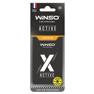 Ароматизатор X Active Tutti Frutti "тутти фрутти" сухой листик Winso