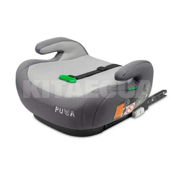 Автокресло-бустер детское Puma ISOFIX I-SIZE 15-36 кг серое Caretero (TERO-3182)