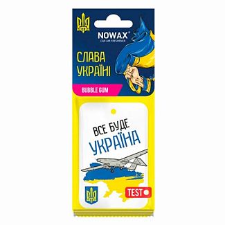Ароматизатор сухой листик "жвачка" Bubble Gum NOWAX