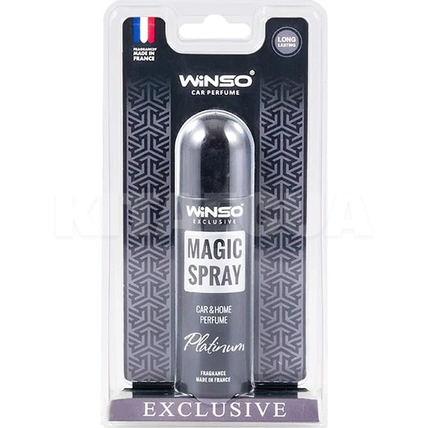 Ароматизатор "платина" 30мл Exclusive Magic Spray Platinum Winso (534062)