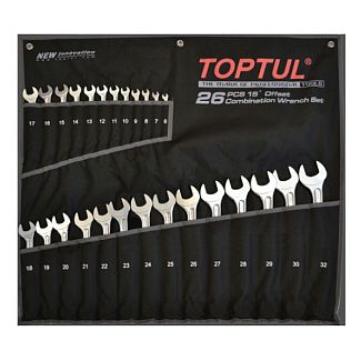 Набор ключей комбинированных 26 предметов 6-32 мм Super-Torque TOPTUL