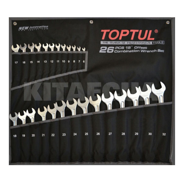 Набор ключей комбинированных 26 предметов 6-32 мм Super-Torque TOPTUL (GPAW2601)