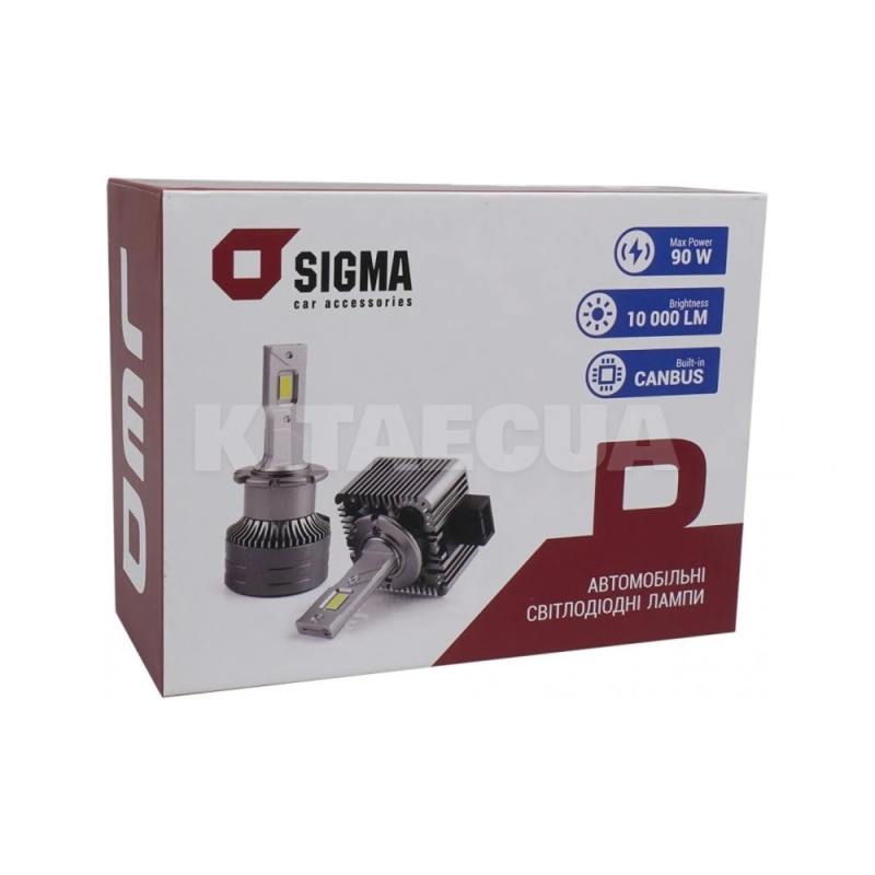 LED лампа для авто D2S 45W 6000K SIGMA4car (47590) - 6