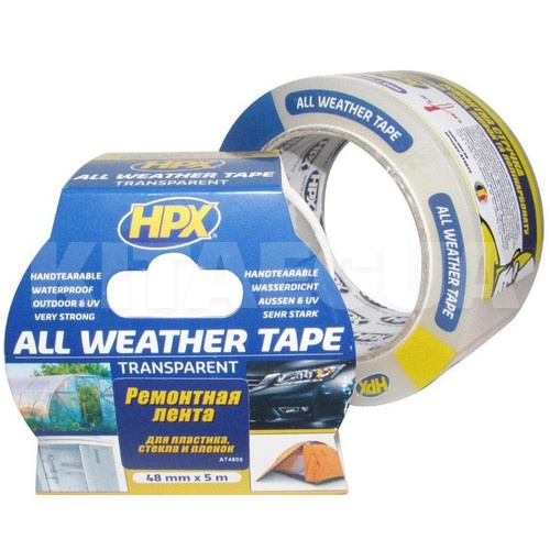 Лента для ремонта трещин фар прозрачная 5 м х 48 мм HPX (HPX AT4805)