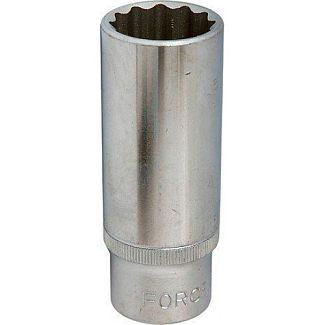 Головка торцевая 12-гранная удлиненная 21 мм 1/2" 77 мм FORCE