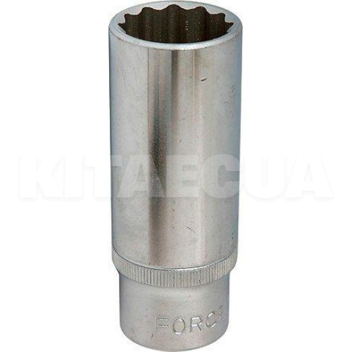 Головка торцевая 12-гранная удлиненная 21 мм 1/2" 77 мм FORCE (FOR 5497721)