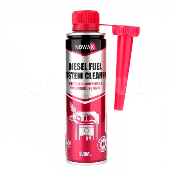 Очисник дизельних форсунок двигунів 300мл Diesel Fuel System Cleaner NOWAX (NX30840)
