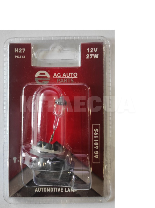 Галогенна лампа H27 27W 12V AG Auto Parts (40119S) - 2