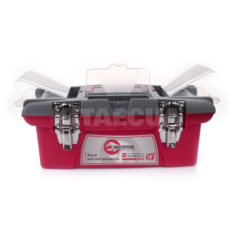Ящик для инструмента с металлическими замками 335 x 185 x 130 мм Intertool (BX-0513) - 3