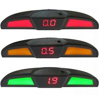 Парктроник PS-818-10 белый на 8 датчиков 18 мм BAXSTER
