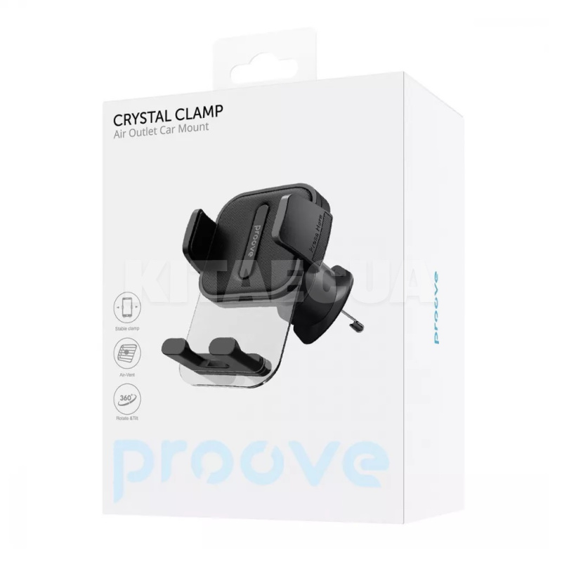 Автомобильный держатель на дефлектор Crystal Clamp Air Outlet Car Mount PROOVE (492320001) - 4