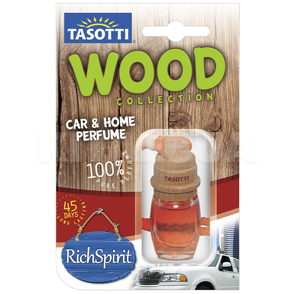 Ароматизатор корковий "багатий" 7мл на дзеркало Wood RichSpirite TASOTTI (60-RichSpirite)