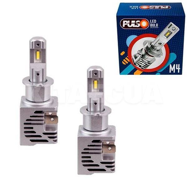 LED лампа для авто М4 H3 25W 6000K (комплект) PULSO (M4-H3)