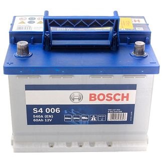Аккумулятор автомобильный 60Ач 540А "+" слева BOSCH