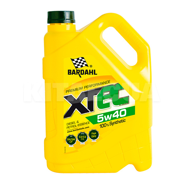 Масло моторное синтетическое 5л 5W-40 XTEC BARDAHL (36343)