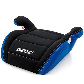 Автокресло-бустер детское 15-36 кг черно-синее SPARCO