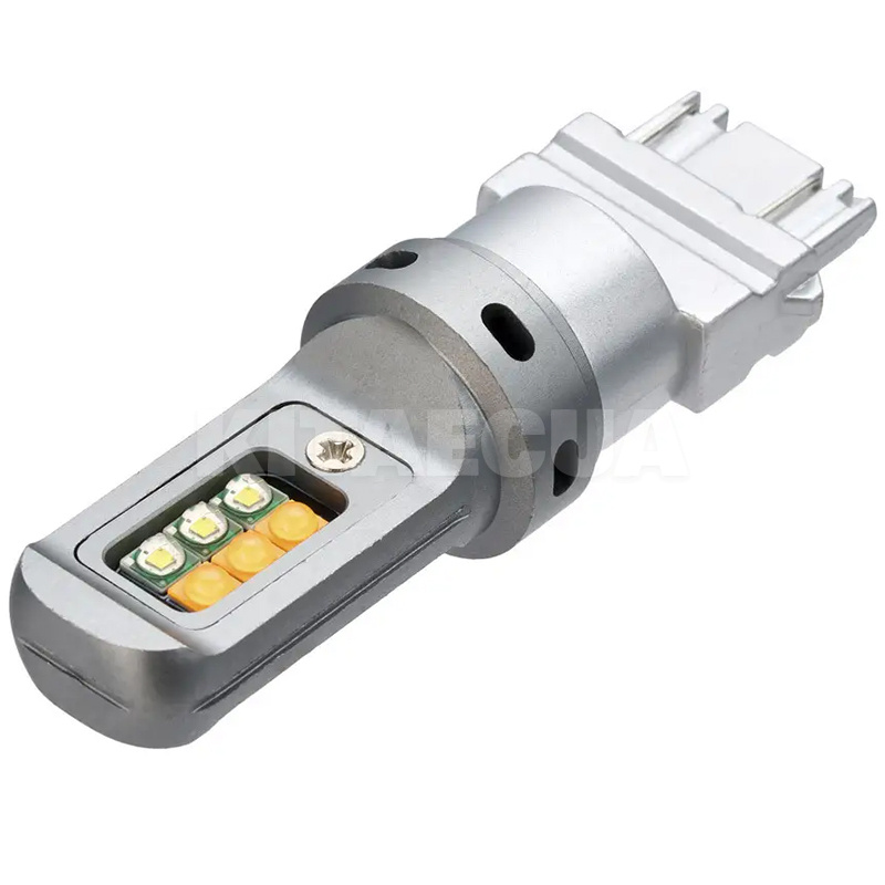 LED лампа для авто 3157 P27/7W 12V 3000K/6000K 12 світлодіодів TBS Design (00-00020491) - 2