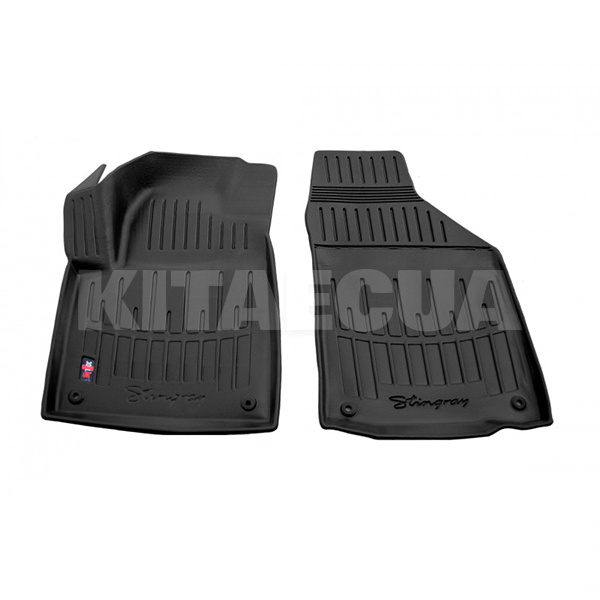 Резиновые коврики передние JEEP Cherokee KL (2013-н.в.) Eyelet клипсы Stingray (5046012)