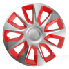 Ковпаки R16 STRATOS сіро-червоні 4 шт ELEGANT (103849)