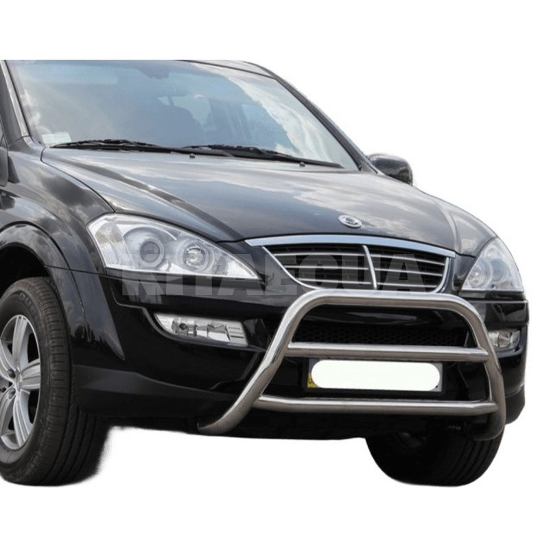 Кенгурятник WT022 SsangYong Kyron 2005-2014 нержавеющая сталь CAN (dd22727) - 3