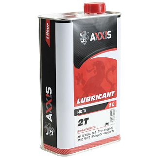 Масло моторное полусинтетическое 1л 10W-40 MOTO 2T AXXIS