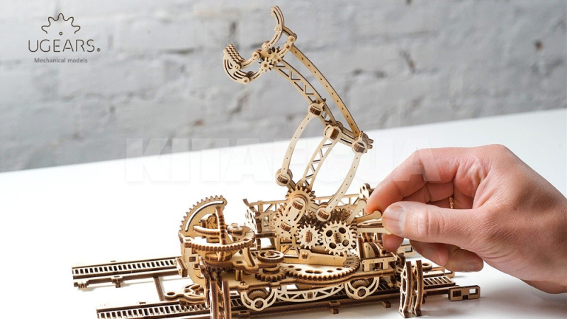 Механічний місто "Маніпулятор на рейках UGEARS (70032) - 10