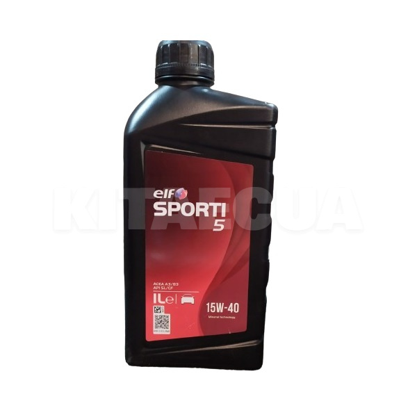 Масло моторное синтетическое 1л 15W-40 Sporti TXI ELF (214301)