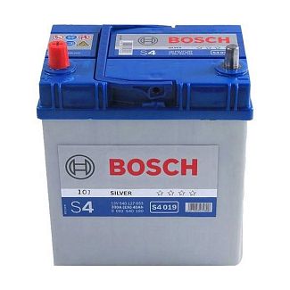 Аккумулятор автомобильный S4 019 40Ач 330А "+" слева BOSCH