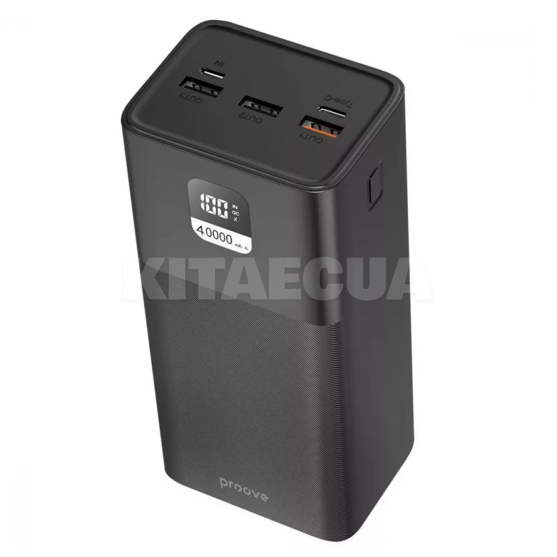 Повербанк Giant 40000mAh 100W чорний PROOVE (577330001) - 2