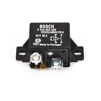 Реле вимикач високого напруги 4-контактна 24B 50А чорний Bosch