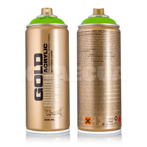 Фарба зелена 400мл напівглянсова GL 6030 Lime MONTANA (285059-MONTANA)