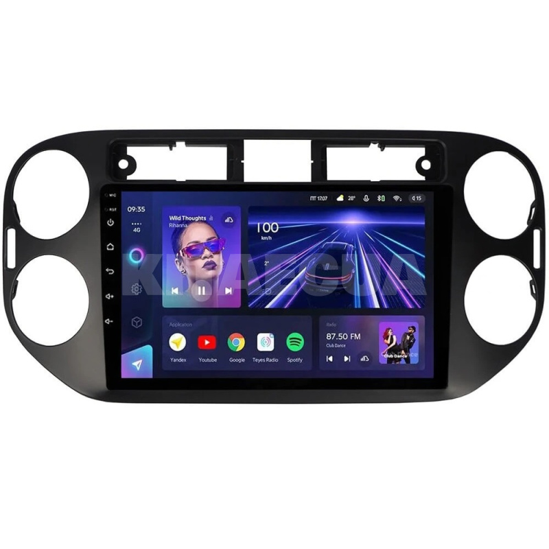 Штатная магнитола CC3L 4+64 Gb 9" Volkswagen Tiguan 1 NF 2006-2017 (A1) Teyes (67024)