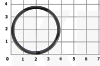 Прокладка помпы (кольцо уплотнительное) на Geely CK (E050000301)