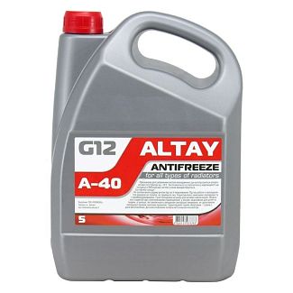 Антифриз красный 10л g12 -40 °с ALTAY