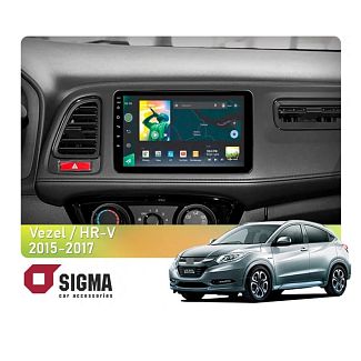 Штатна магнітола X9464 4+64 ГБ 9" Honda Vezel HR-V 2015-2018 SIGMA4car