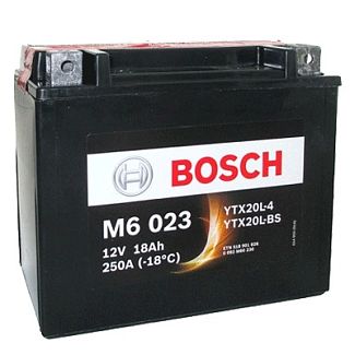 Мото акумулятор 18Ач 250А "+" праворуч Bosch