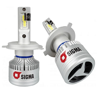 LED лампа для авто H4 42W 6500K SIGMA4car