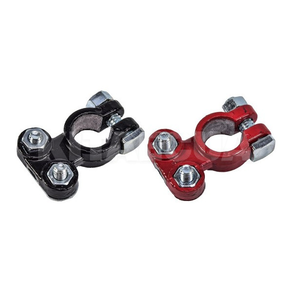 Клеммы аккумуляторные (-/+) свинцовые с прижимной планкой (комплект) Дорожня карта (DK-TL112) - 3