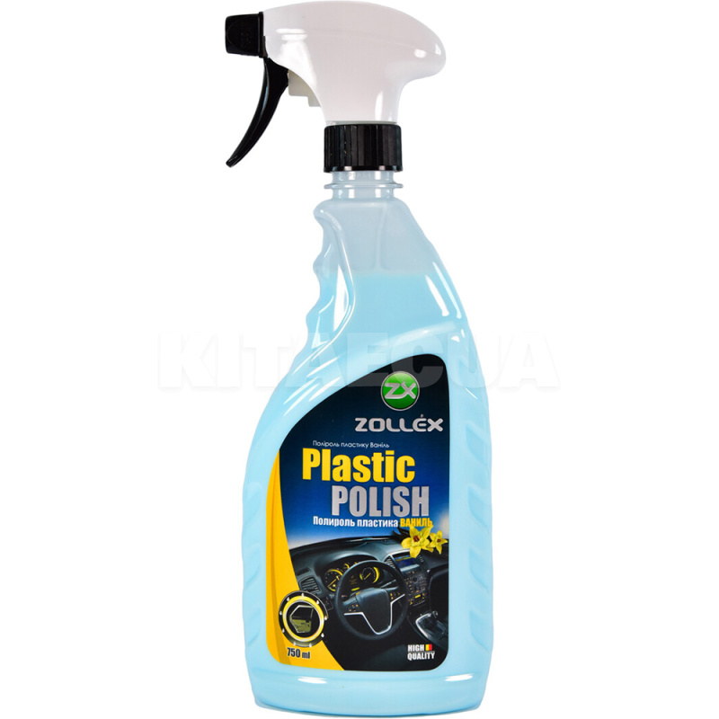 Полироль-молочко для пластика "ваниль" 750мл Plastic Polish ZOLLEX (ML75VA)