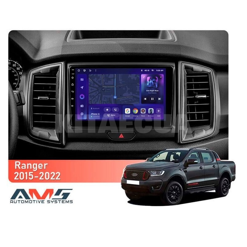 Штатна магнітола MOSS M3 4+32 ГБ 9" Ford Ranger P703 2015-2022 (A) AMS (49858) - 4