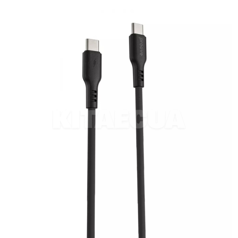 Кабель Type-C Type-C 60W 1м Rebirth черный PROOVE (557680001)
