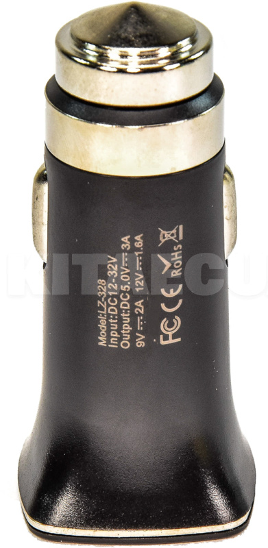 Автомобільний зарядний пристрій 1 USB Qualcom 3.0 3.1 A Pink / White CQC-100 XoKo (CQC-100-BK-XoKo) - 7