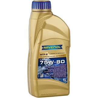 Олія трансмісійна синтетична 1л 75W-80 MTF-2 RAVENOL