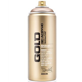 Фарба декоративна акрилова 400мл M2000 "мідний" хром" напівматова Gold MONTANA