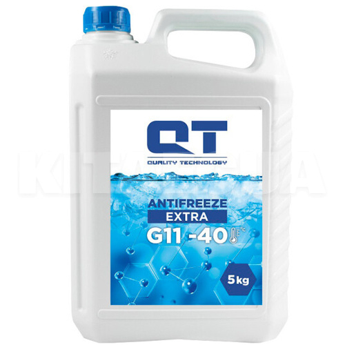 Антифриз синий 5кг G11 -40°С Extra QT (QT543405)