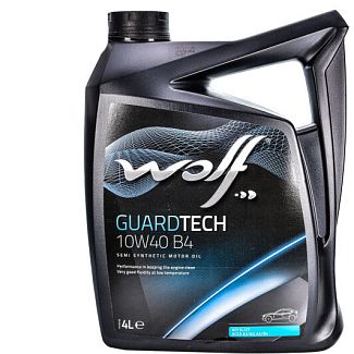 Масло моторне напівсинтетичне 4л 10W-40 Guardtech B4 WOLF