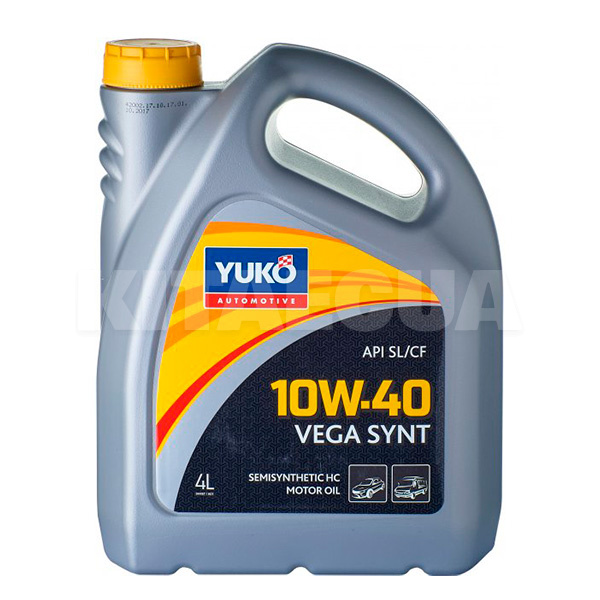 Масло моторное полусинтетическое 4л 10W-40 Vega Synt Yuko (4820070241228-Yuko)