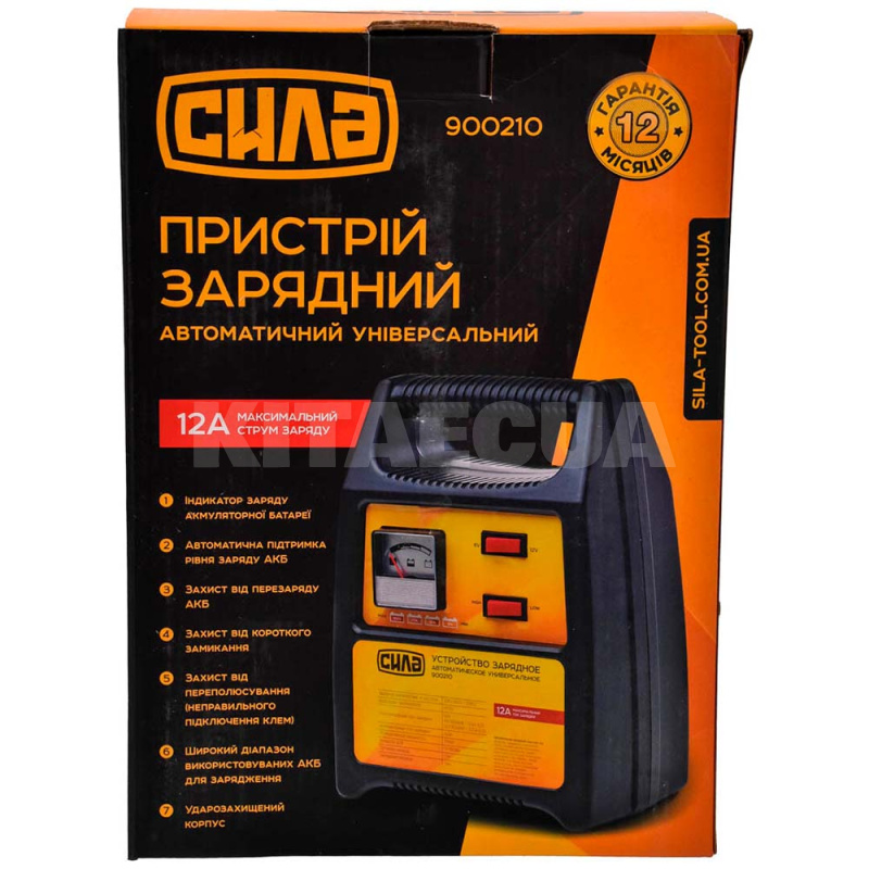Зарядное устройство для аккумулятора 6В/12В 12А 160Ач 158Вт трансформаторное СИЛА (AR_900210) - 5
