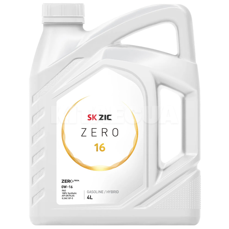 Масло моторное синтетическое 4л 0W-16 ZERO ZIC (162034)